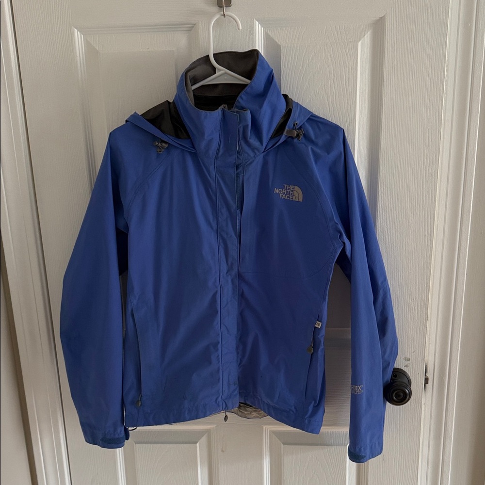 The North Face Kids' Royal Blue Hooded Rain Jacket